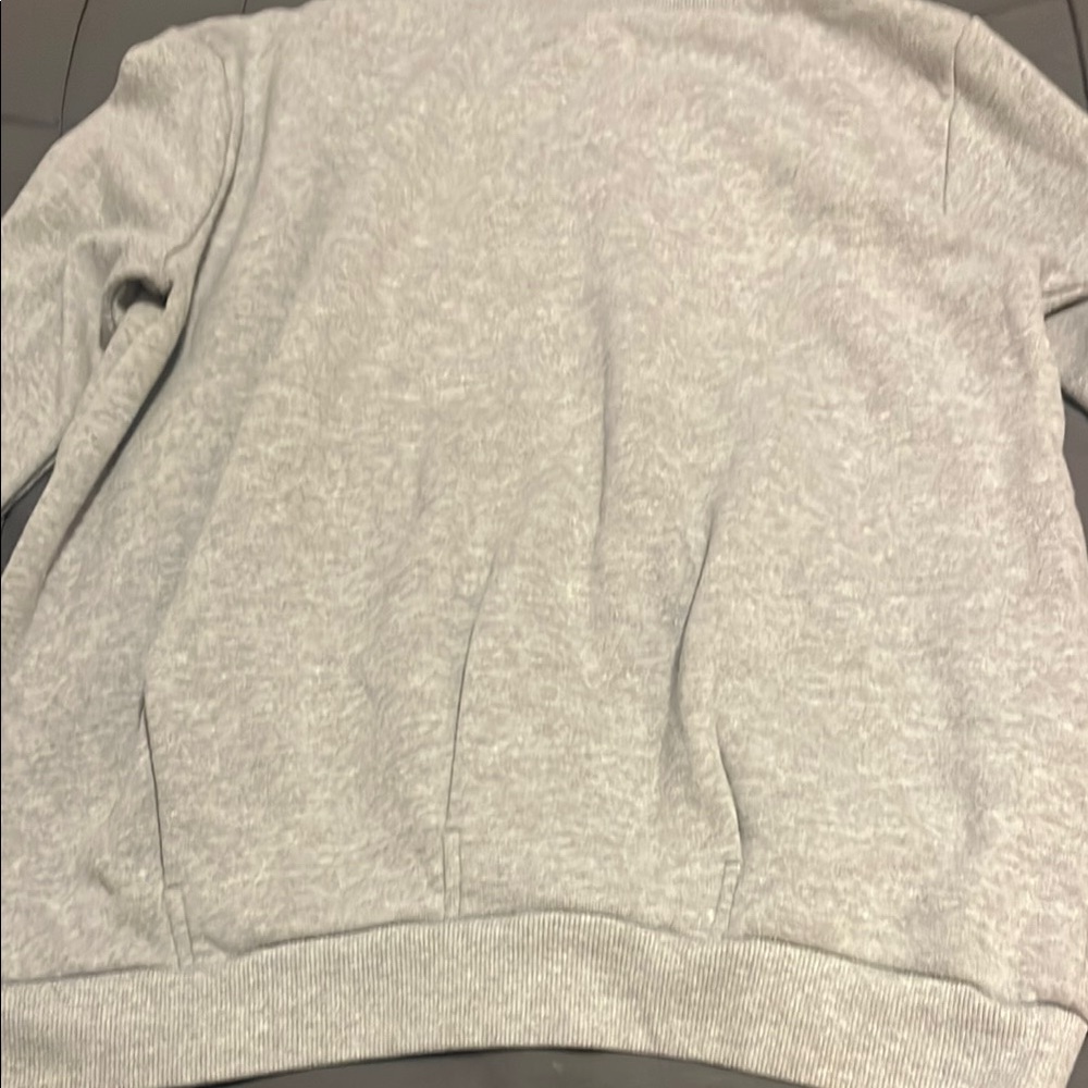 ALO Gray Mock Neck Sweater - Picture 3 of 7